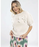 Mi Moso Bow Knit Top