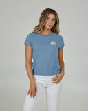 Salty Crew West Bound Modern Tee - Dusty Blue