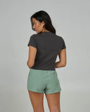 Salty Crew Baja Baby Tee - Charcoal