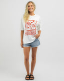 Billabong Coco Palm Tee - Salt Crystal