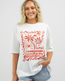 Billabong Coco Palm Tee - Salt Crystal