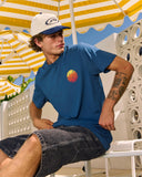 Rip Curl Wettie Passage Icon Tee - Light Navy