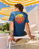 Rip Curl Wettie Passage Icon Tee - Light Navy