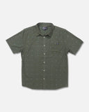 Salty Crew Breezer Perf Button Up Shirt - Four Leaf Clover