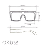 Okkia Tokyo Sunglasses - Optical White
