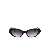 Okkia Lina Small Cat Eye Sunglasses - Black
