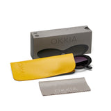 Okkia Lina Small Cat Eye Sunglasses - Black