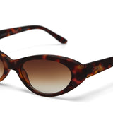 Okkia Lina Small Cat Eye Sunglasses - Classic Havana