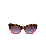 Okkia Claudia Big Cat Eye Sunglasses - Havana/Pink
