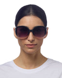 Okkia Anna Sunglasses - Black Shaded Rose