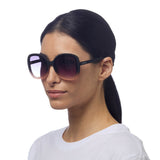 Okkia Anna Sunglasses - Black Shaded Rose