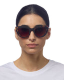 Okkia Claudia Big Cat Eye Sunglasses - Classic Havana