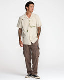 RVCA Mel G Moonlight SS Shirt - Antique White