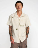 RVCA Mel G Moonlight SS Shirt - Antique White