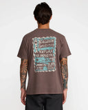 RVCA Mens Mel G Flora SS T-shirt - Mocha