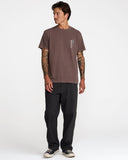 RVCA Mens Mel G Flora SS T-shirt - Mocha