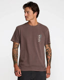 RVCA Mens Mel G Flora SS T-shirt - Mocha