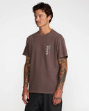 RVCA Mens Mel G Flora SS T-shirt - Mocha