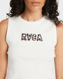 RVCA Womens Mel G Tank - Star White