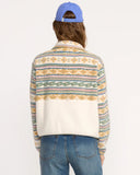 Billabong Rock Jetty Mock Neck Zip Womens Fleece - Whitecap