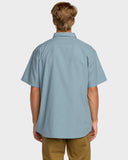 Billabong Mens All Day Short Sleeve Shirt - Steel Blue