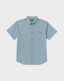 Billabong Mens All Day Short Sleeve Shirt - Steel Blue