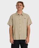 Billabong Mens Mogul Short Sleeve Shirt - Stone