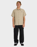 Billabong Mens Mogul Short Sleeve Shirt - Stone