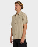 Billabong Mens Mogul Short Sleeve Shirt - Stone