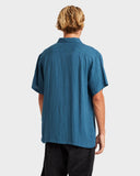 Billabong Mens Ricardo Short Sleeve Shirt - Real Teal