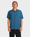 Billabong Mens Ricardo Short Sleeve Shirt - Real Teal