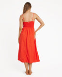 Billabong Such A Trip Midi Dress - Red Aloha