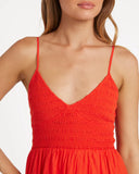 Billabong Such A Trip Midi Dress - Red Aloha