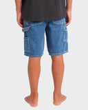 Billabong Boys Bad Dog Denim Short - Ocean Wash