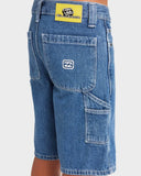 Billabong Boys Bad Dog Denim Short - Ocean Wash