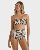 Billabong Drifting Coast Avalon Bikini Bottom - Black Floral