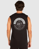 Unit Mens Muscle Tee - Evolve - Black