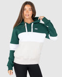 Unit Ladies Fleece - Hoodie - Coco - Forest Green