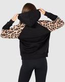 Unit Ladies Fleece - Hoodie - Hunter - Black