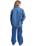 Eve Girl Rosie Shacket - denim