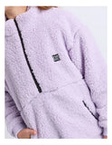 Eve Girl Cozy Quarter Zip Teddy - lilac
