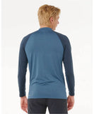 Rip Curl Shock UPF L/S Rashie - Navy Marle