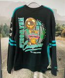 Mitchell & Ness All Over Spurs Crew 2.0 - Teal