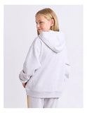 Eve Girl Retro Hoodie - Grey Marle