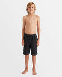 Billabong Boys Throw On Boardshorts - Black