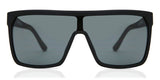 Spy Flynn Soft Matte Black Happy Lens Grey Green Sunglasses