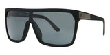 Spy Flynn Soft Matte Black Happy Lens Grey Green Sunglasses