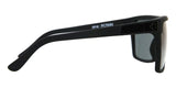 Spy Flynn Soft Matte Black Happy Lens Grey Green Sunglasses