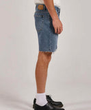 Thrills Destroyed Bones Mens Denim Shorts - Weathered Blue