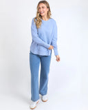 Foxwood Delilah Crew - Light Blue